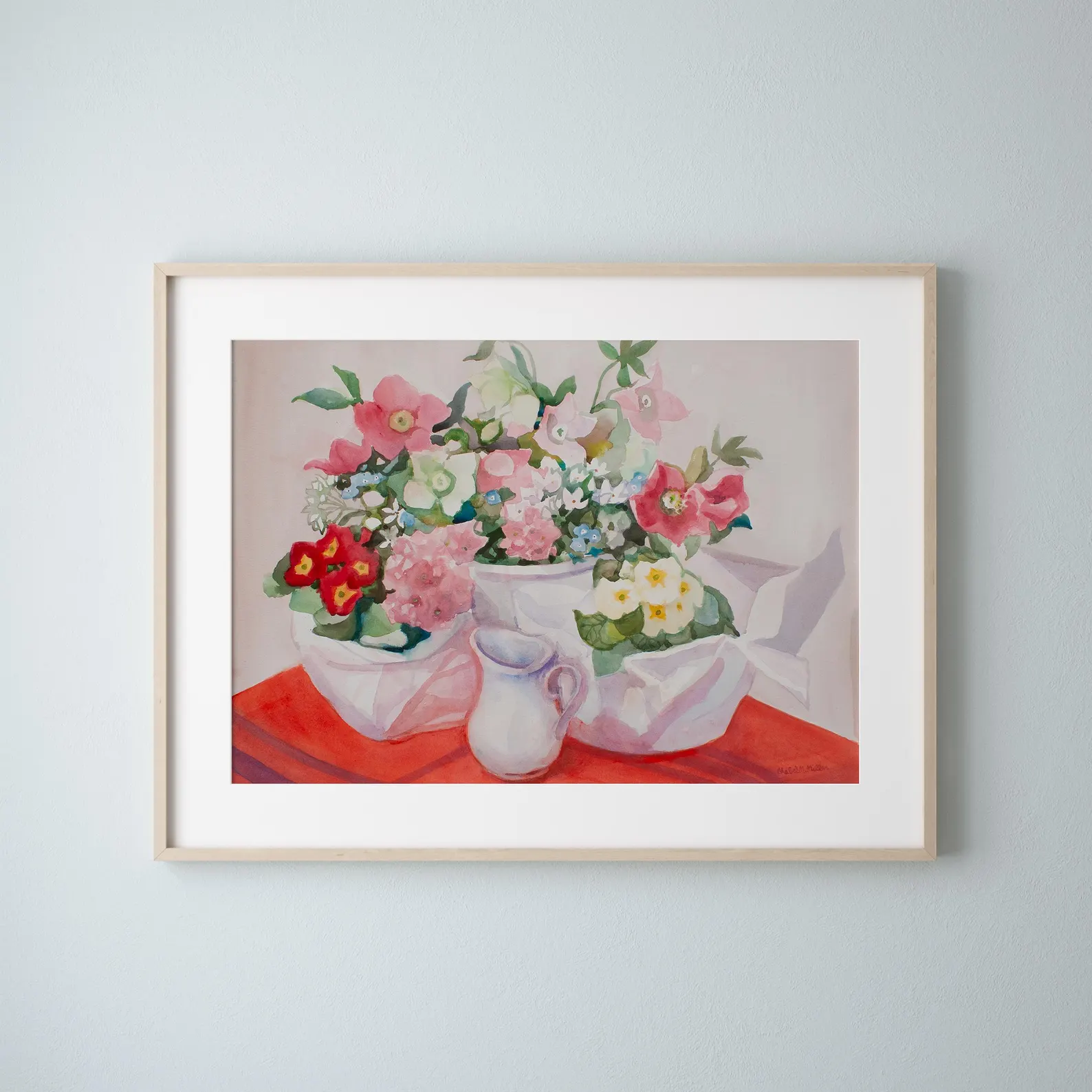 Mabel Minnich Miller art watercolor paintings