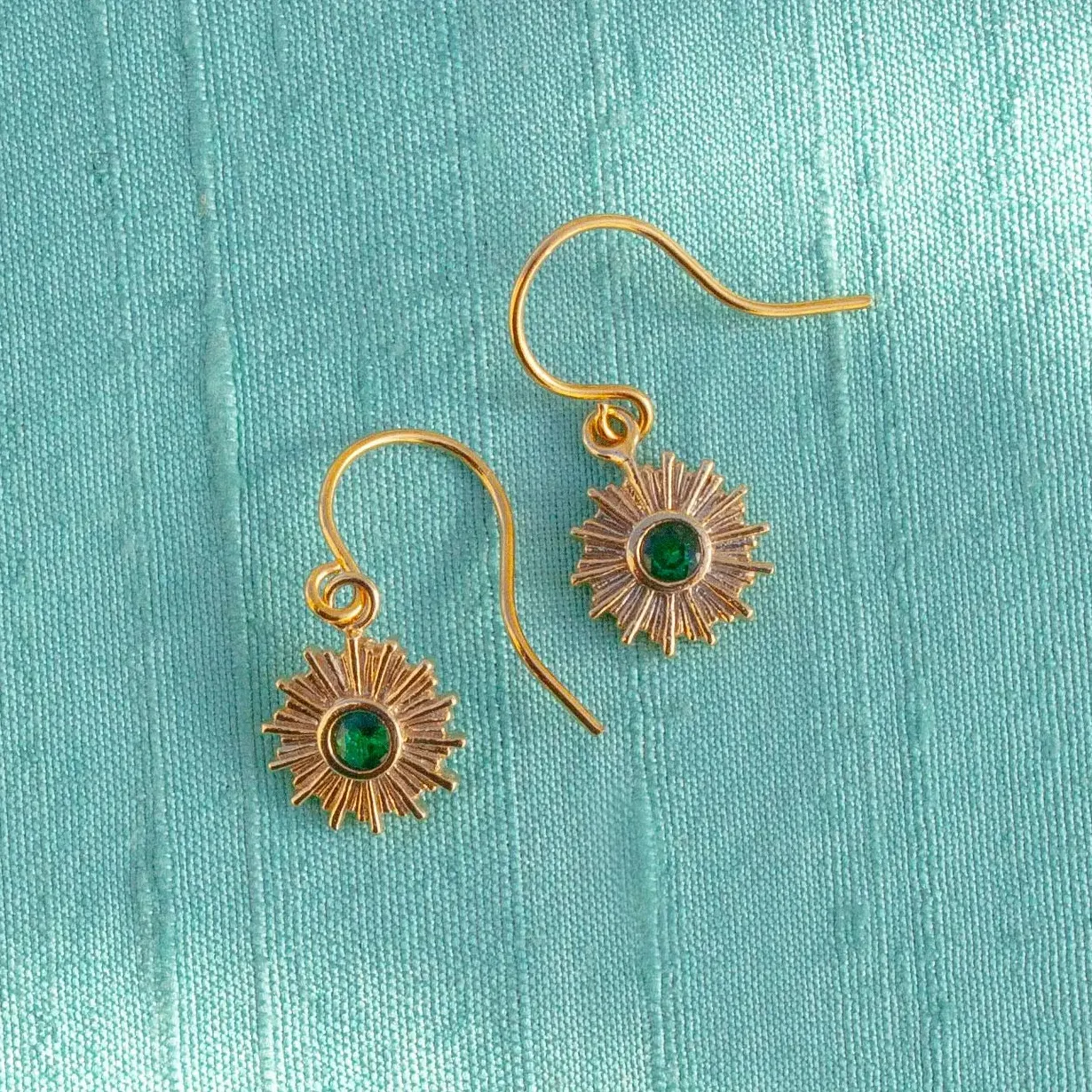 earrings-sunburst-green-etsy Sarah Miller Jewelry
